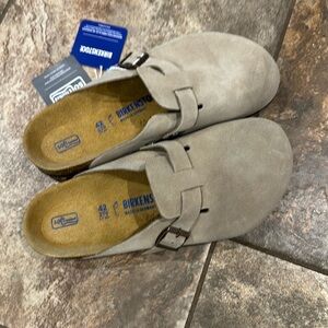 Birkenstock clog, cream, size 42 NEW. Soft soul